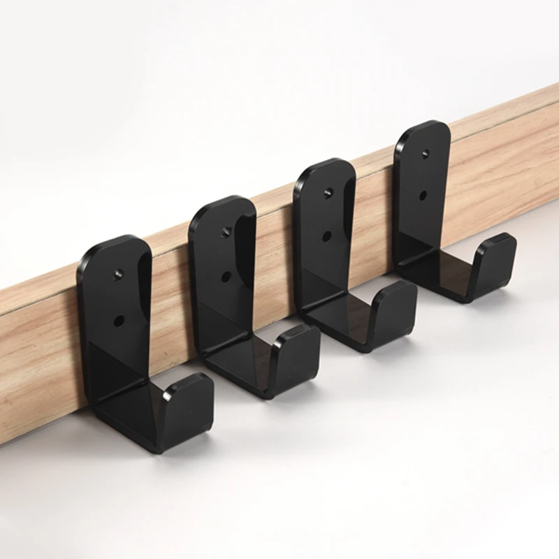 4 PCS Hockey Stick Display Holder Wall Mount, Golf Club Display Rack, Hockey Stick ,For Horizontal Hanger For Home Wall