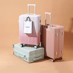 Gradual change luggage pull bar box male and female students new 20 /28 silent suitcase wheel large capacity password travel box