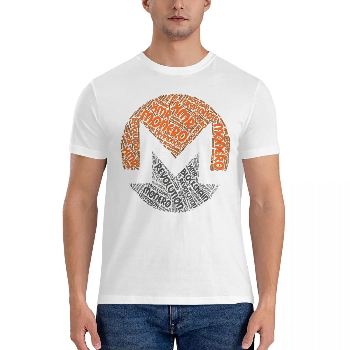 Мужские футболки с круглым вырезом, коротким рукавом и круглым вырезом