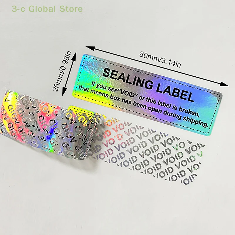 Tamper-Proof Warranty Protection Adhesive Seal Stickers