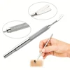 1PCS Stainless Steel Pet Treatment Tick Removal Tool Set 2 In 1 Fork Tweezers Clip Cat Dog Supplies 4