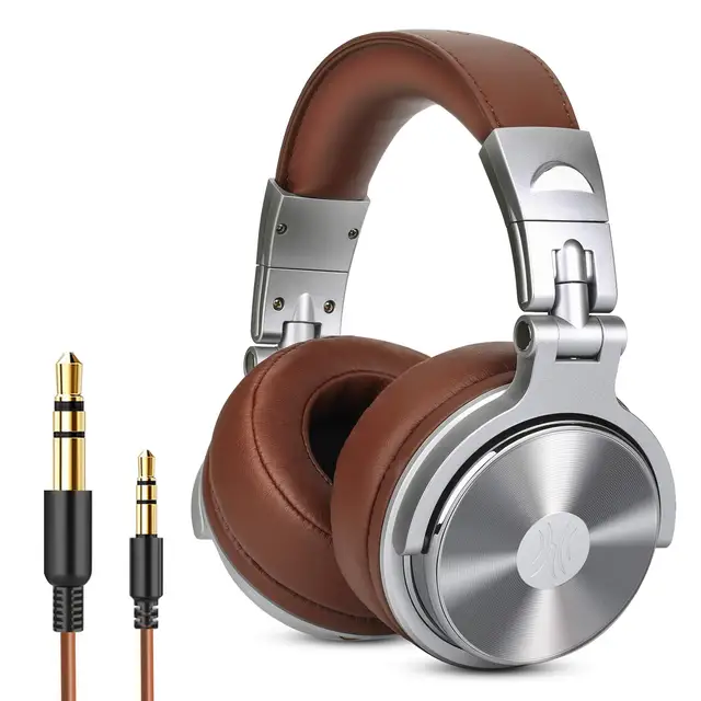 OneOdio Pro 30 Professional Studio DJ Headphones | Wired Over-Ear Headset with Microphone, HiFi Sound, Foldable Design for Gaming & Monitoring 1