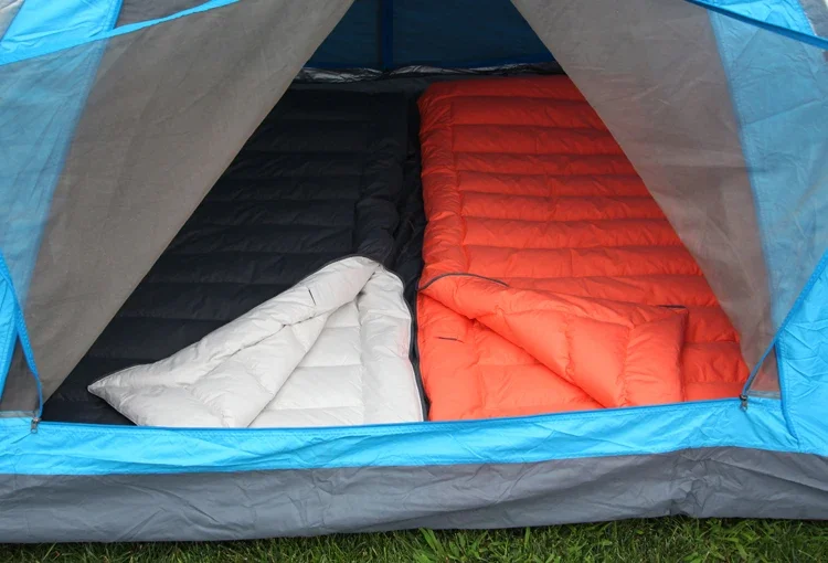 Water-resistant Lightweight Packable Puffy Outfoor Camping Hiking Travel Down Blanket