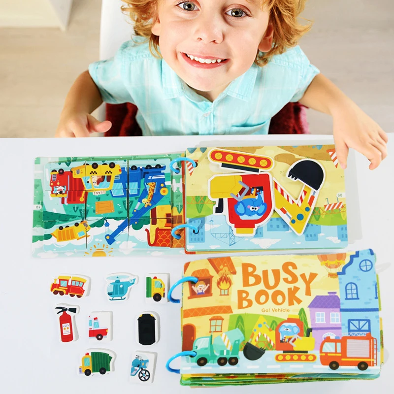 Montessori Baby Busy Quiet Book 3