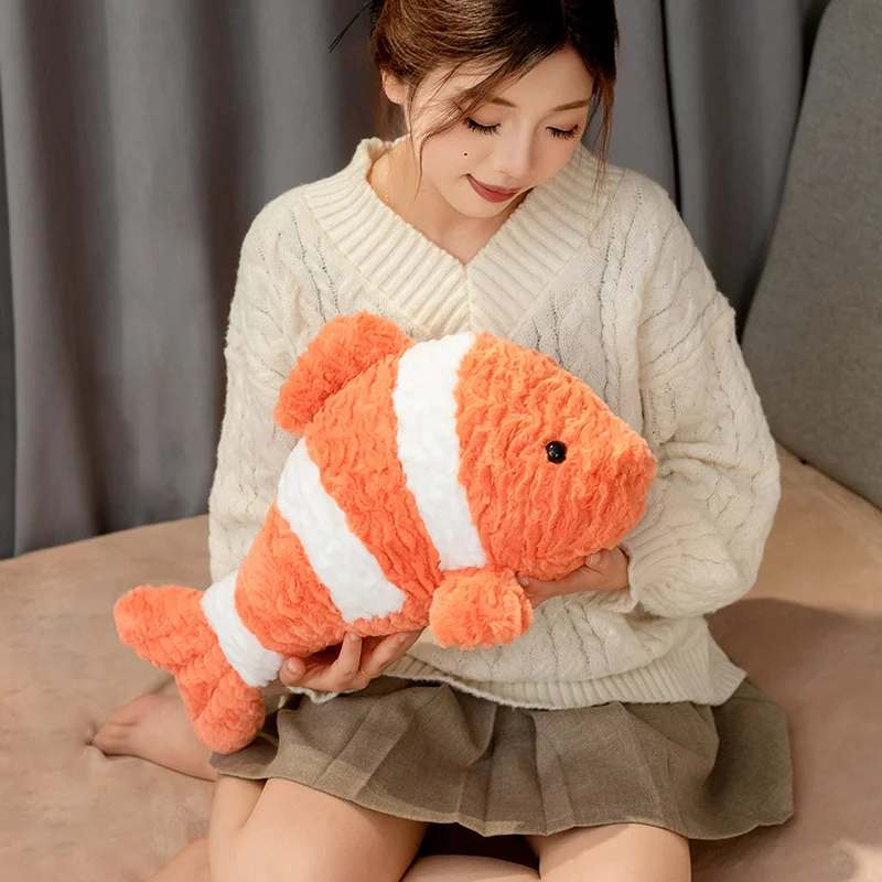 40/50cm Cartoon Soft Sea Animal Octopus Plush Doll Shark Turtle Lobster Clownfish Plush Toy Home Decoration Gift For Children