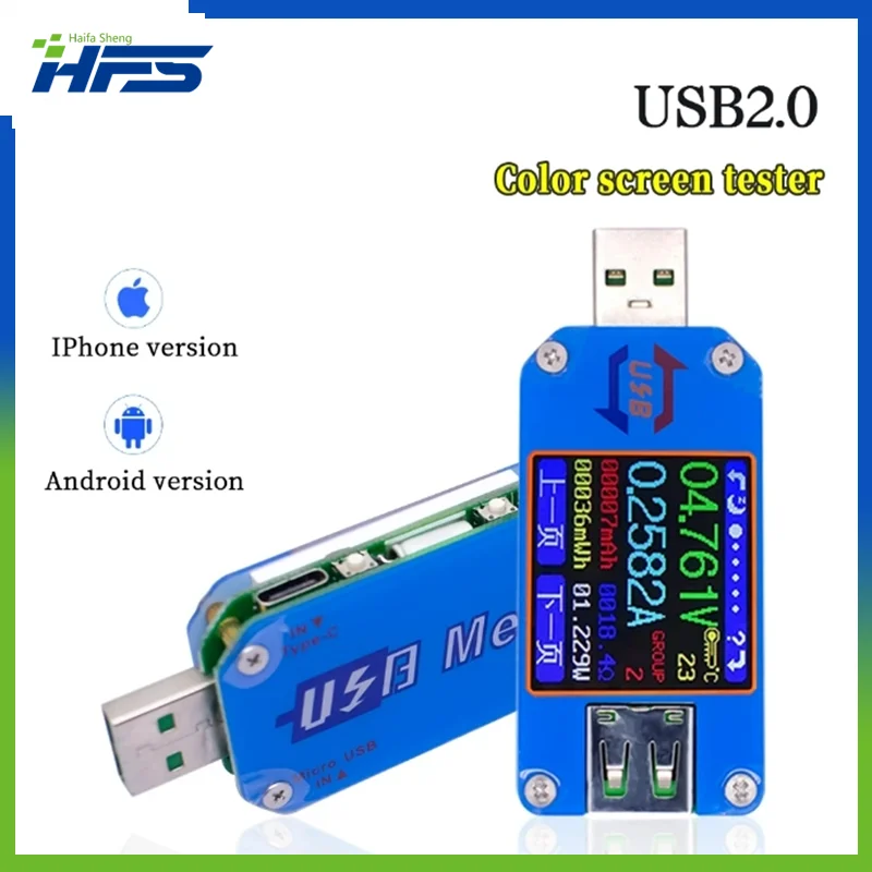 UM25 UM25C измеритель напряжения тока USB 2,0 Micro USB Type-C ЖК-Вольтметр Амперметр заряд батареи USB Тестер UM25 UM25C измеритель напряжения тока USB 2,0 Micro USB Type-C ЖК-Вольтметр Амперметр заряд батареи USB Тестер