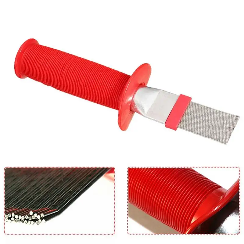 Air Conditioner Condenser Fin Cleaning Brush Coil Condenser Brush AC Fin Comb Stainless Steel Air Refrigerator Fin Brush