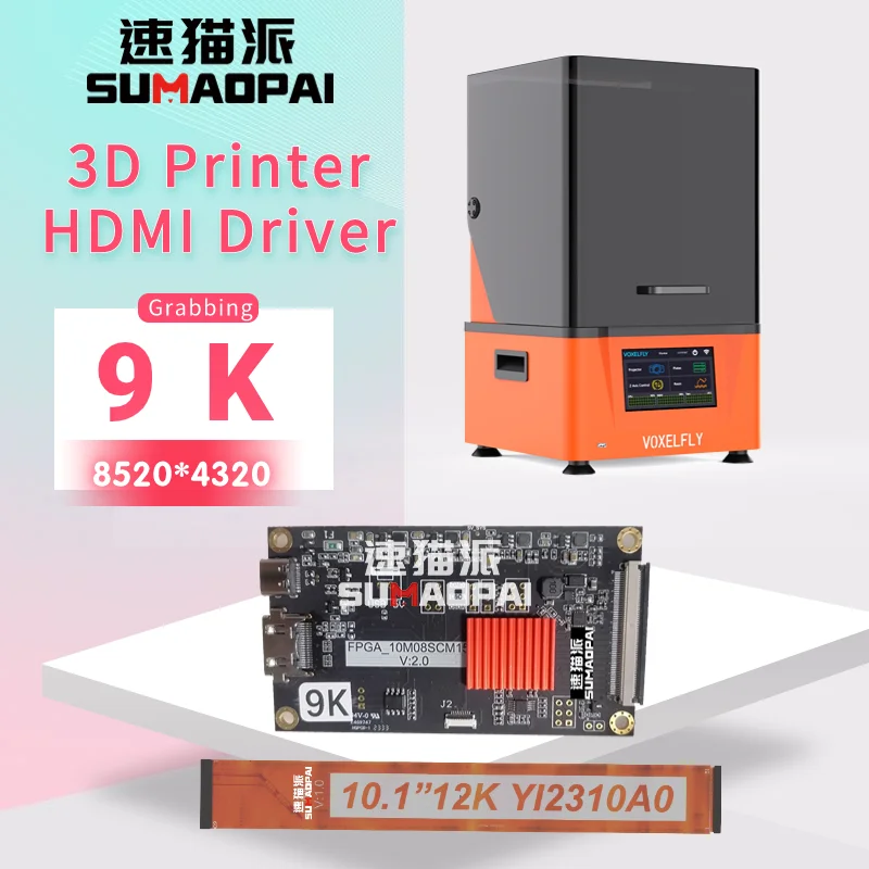 3D-принтер, 4,3-дюймовый Монохромный экран 9K, ювелирный стоматологический экран, ЖК-драйвер HDMI