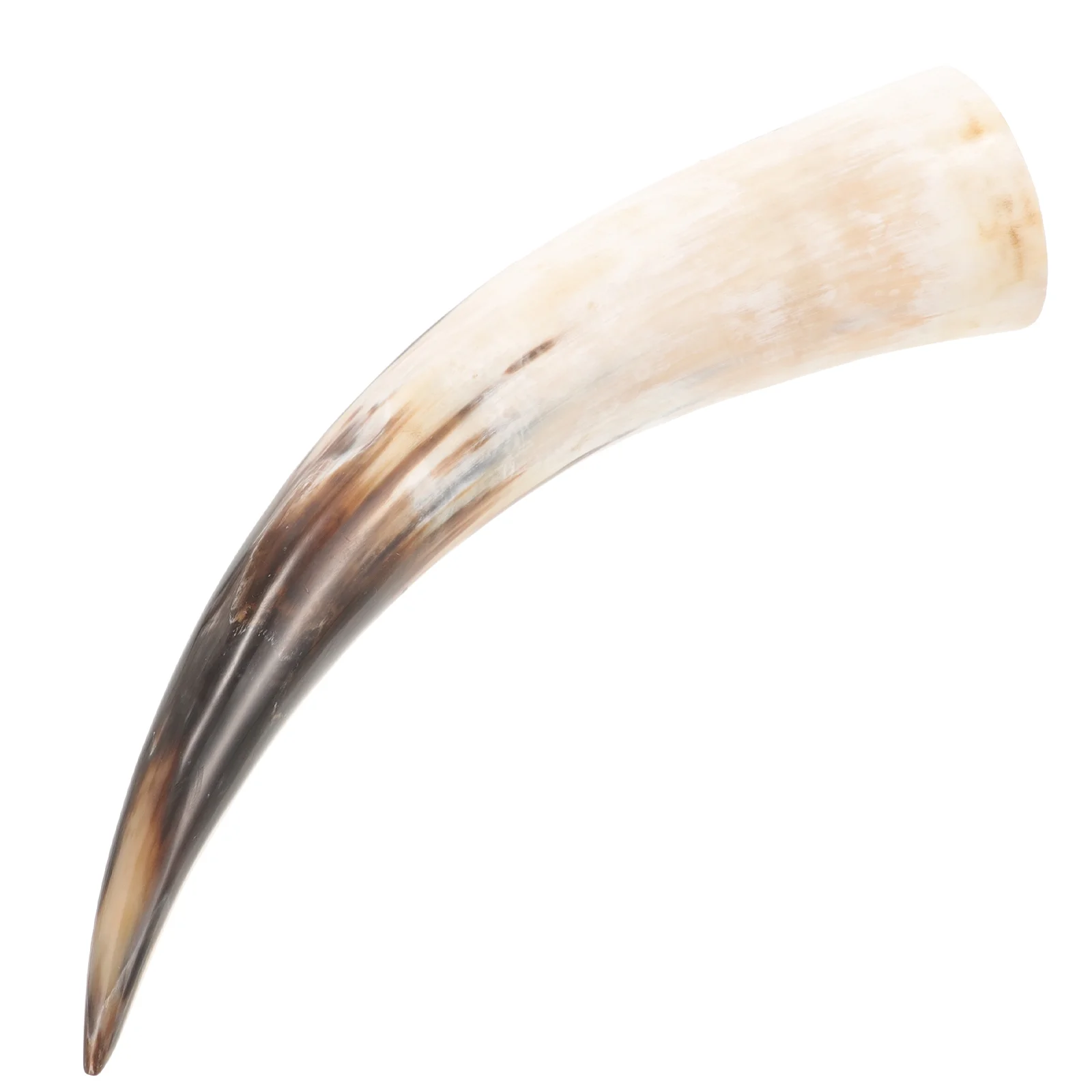 

Retro Home Bull Horn Inserted Vase Yellow Horn Bull Horn Wall Hanging Ornament