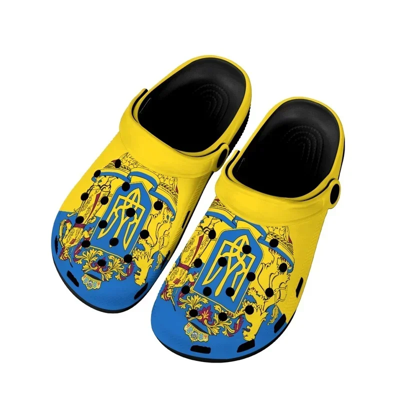 Ukraine Flag Printed Women Slippers Casual Non-Slip Outdoor Slides Sandals Summer Beach Wading Shoes For Adults