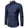 Summer Fashion Vintage Men's Shirt Fashion Casual Denim Shirt for Men Men Clothing  Shirts for Men Streetwear 2