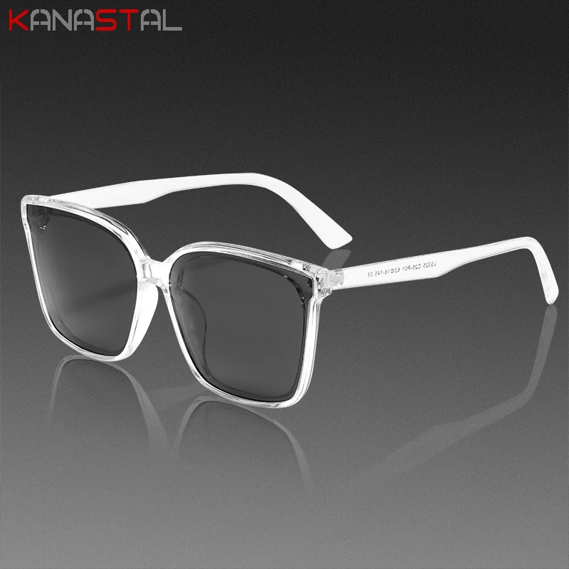 

Anti UV Polarized Sunglasses Women New Sun Glasses Men PC Eyeglasses Frame Driving Beach Party Travel Anti Glare Shade Eyewear