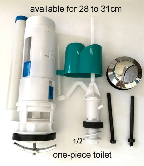 ชุดอุปกรณ์วาล์วเติมน้ำเข้าโถสุขภัณฑ์ ชุดกลไกสุขภัณฑ์ ชุดอุปกรณ์ดูดน้ำเข้าถังเก็บน้ำ ชุดอุปกรณ์เสริมสำหรับห้องน้ำ 1