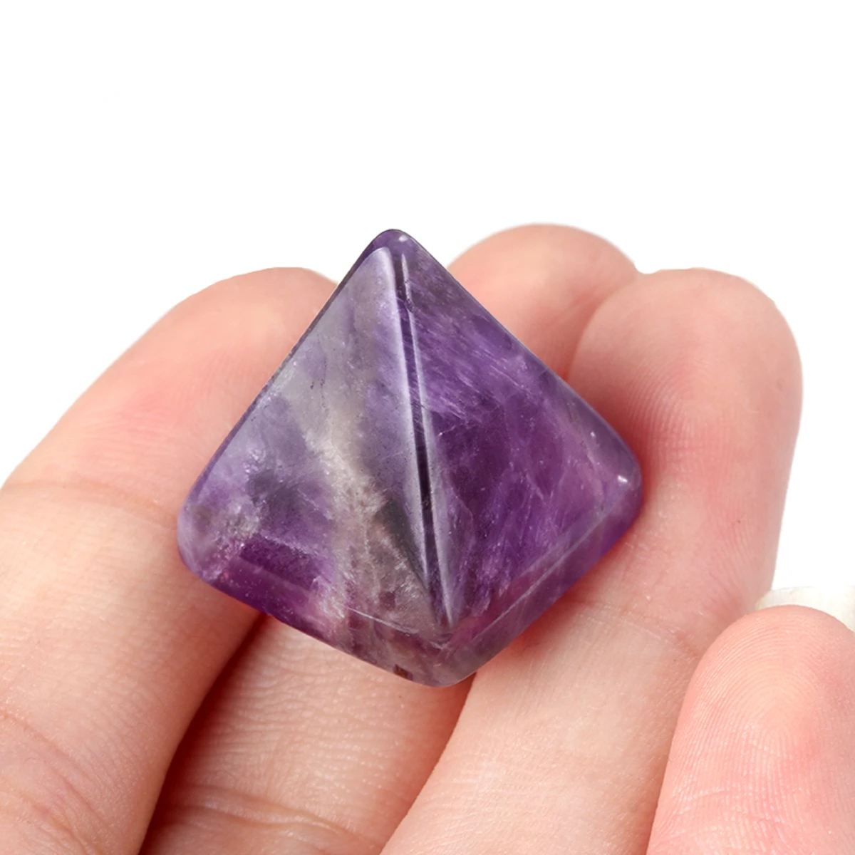 1pc Natural Agate Stone Gems Mineral Crystal Quartz Mini Pyramid Chakra Reiki Energy Healing Point Tower Room Home Decoration 3