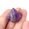 1pc Natural Agate Stone Gems Mineral Crystal Quartz Mini Pyramid Chakra Reiki Energy Healing Point Tower Room Home Decoration 3