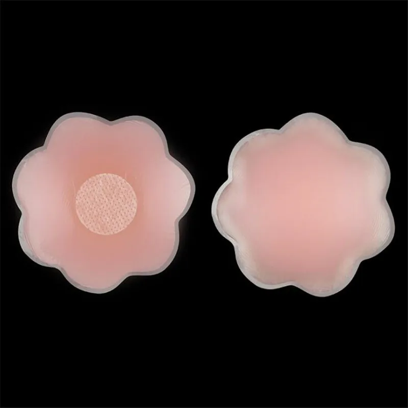Silicone Nipple Cover Lift Up Bra Sticker Adhesive Invisible Bras Chest Patch 1Pairs for Women