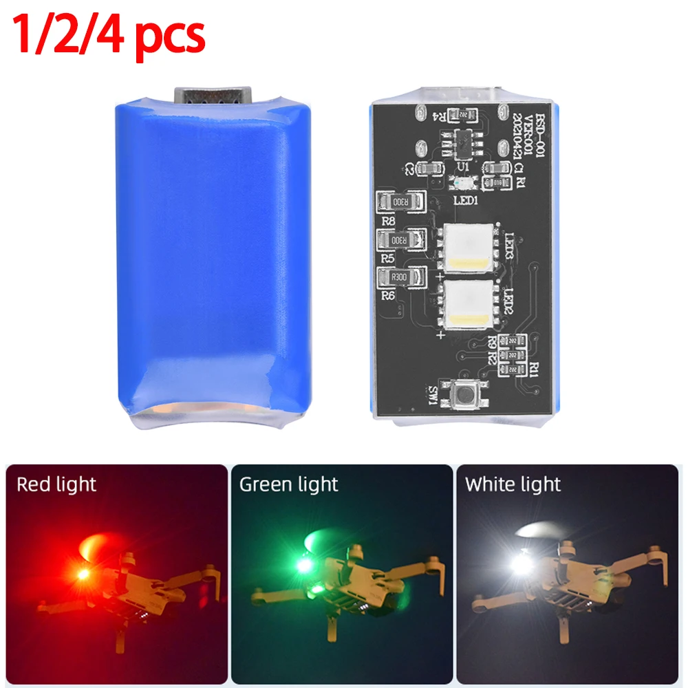 Drone Strobe Lamp Light For Dji Mavic 3/air 2s/air 2/mini 2 3.5km Visible Adjustable Anti