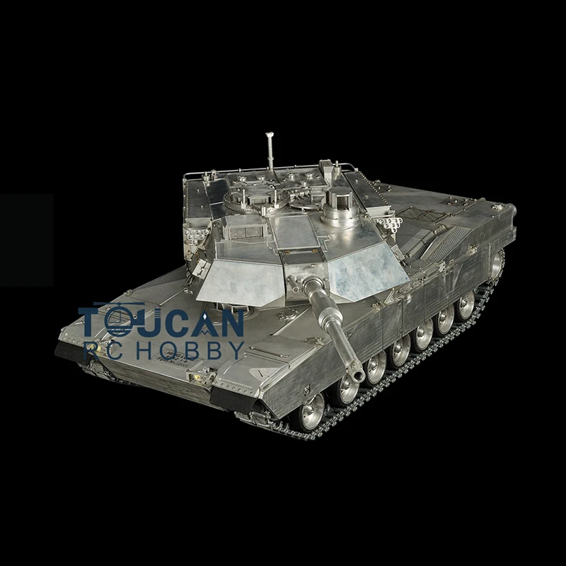 High Simulation Full Metal Heng Long 1/8 Scale Abrams M1A2 U.S.A RTR RC Tank Model 3918 TH16994-SMT2 3