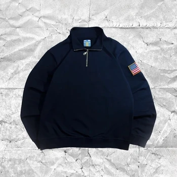 Y2K Vintage Quarter-Zip Hoodie 1