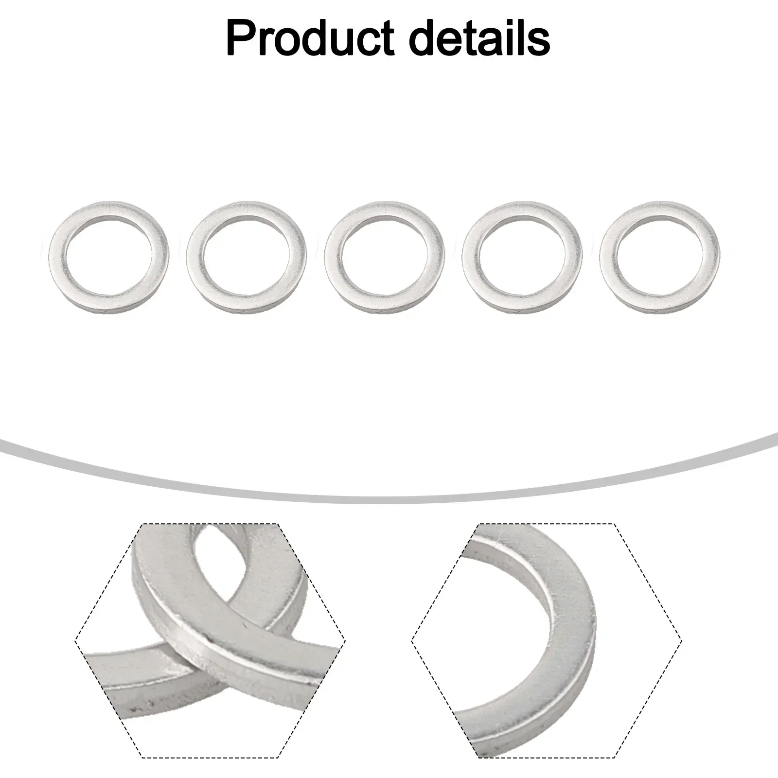 25Pcs Oil Drain Screw Washer 21513-23001 Auto Parts For Hyundai 2007- For Kia 2001- GASKET WASHER DRAIN PLUG