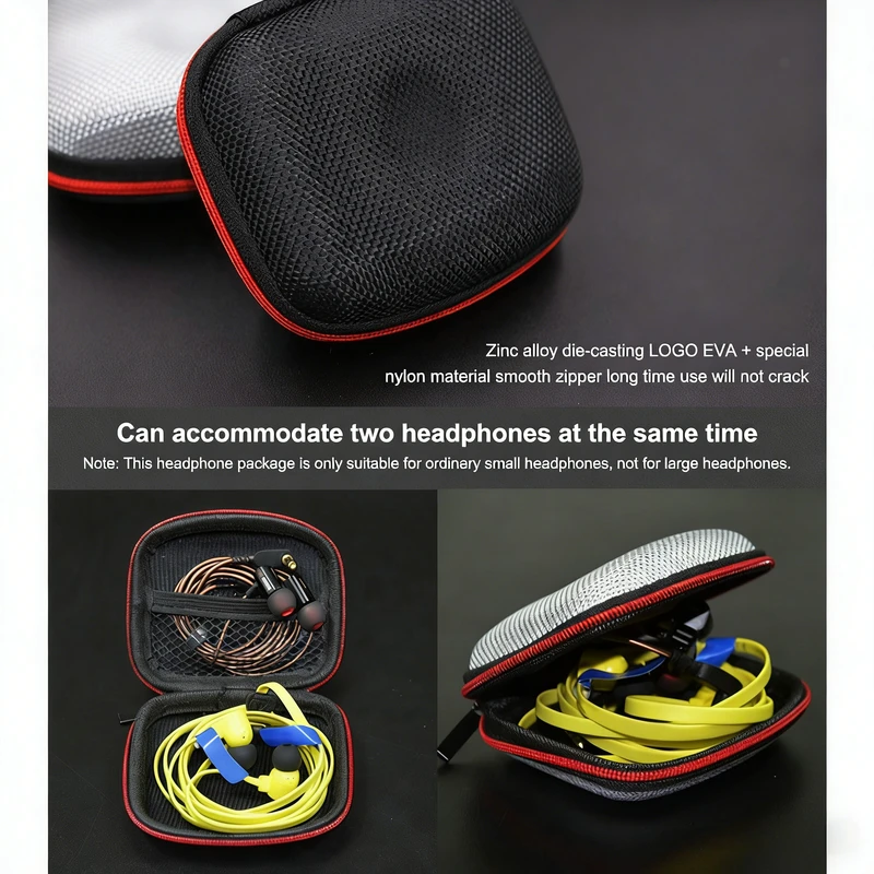 Earphone Storage Bag Square Headset Box Indoor Outdoor