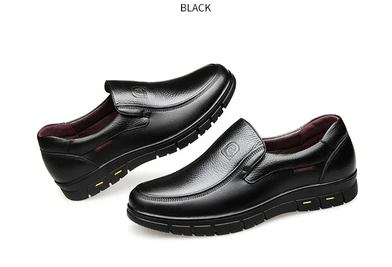 Genuine Leather Casual For Men Handmade Flat Platform Walking Shoes Outdoor Footwear Loafers Breathable Sneakers_vogvips.com