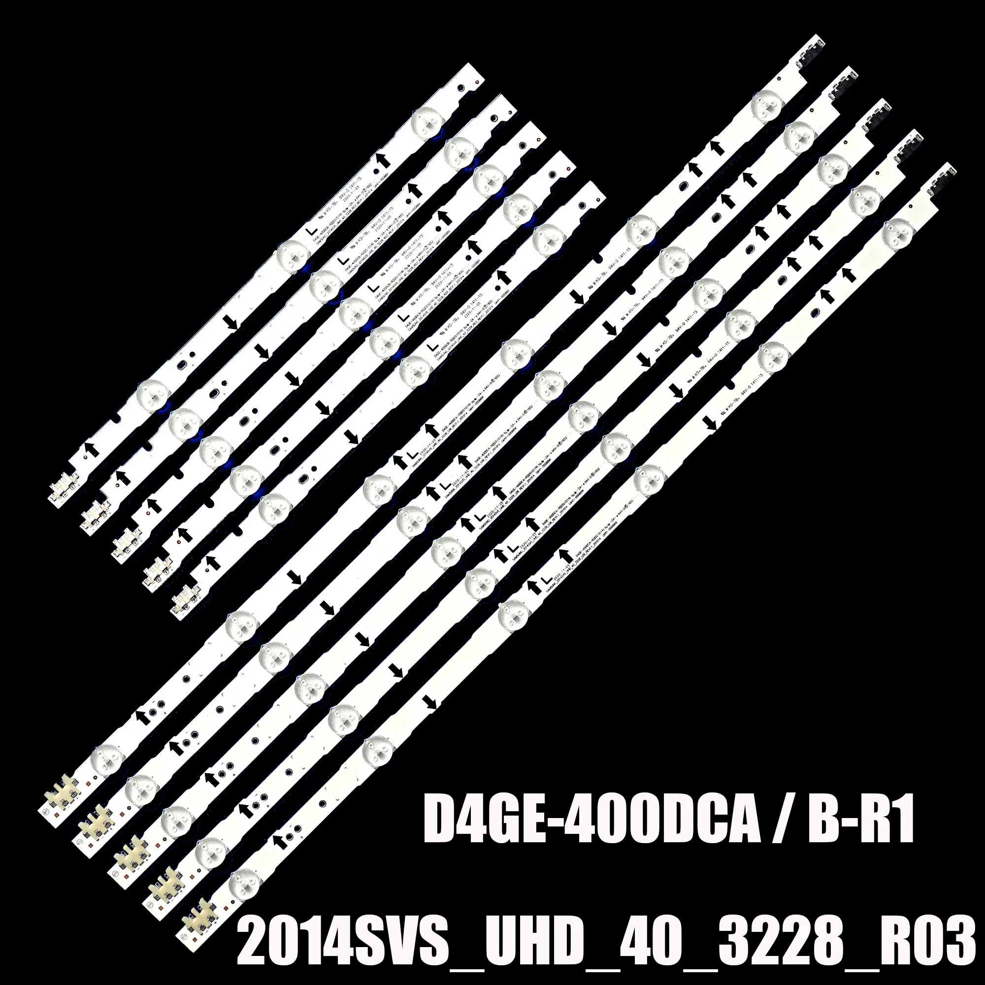 Retroiluminação Led para Ue40h5000 Ue40h6500 Ue40h5500 Ue40h6200 D4ge400dcb-r2 Ue40h5100 Cy-gh040hglv2h Cy-gh040hglv3h Ue40h6400