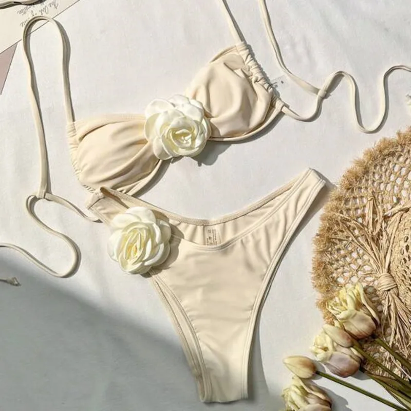 Sleek Brazilian Bikini Set Women's Swimwear