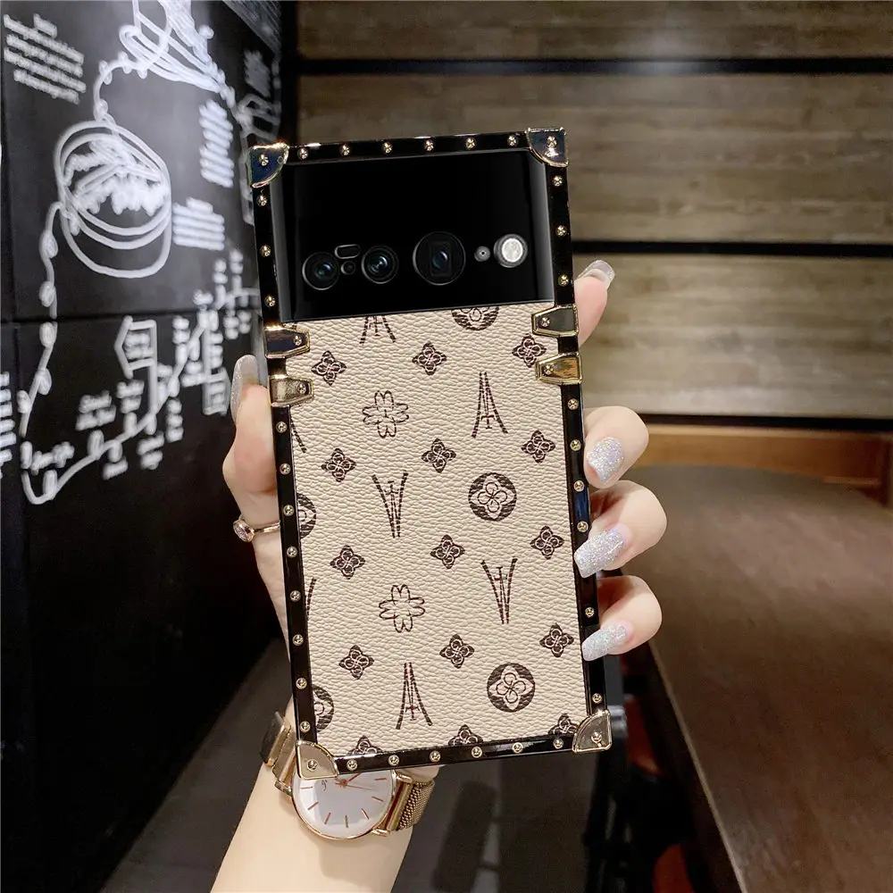 Louis Vuitton Wood Google Pixel 7 Clear Case