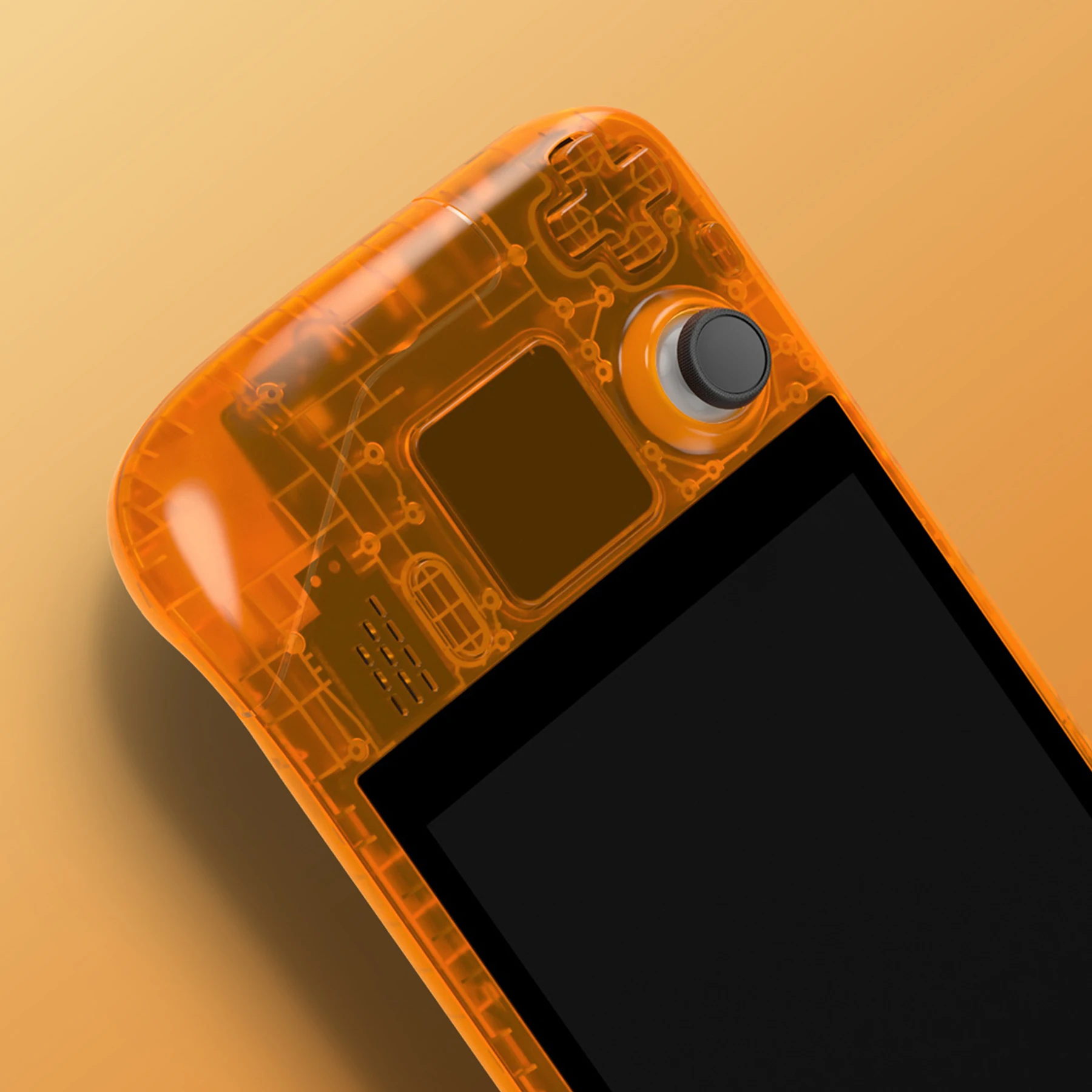 EXtremeRate-Substituição Shell para Vapor Deck LCD, Transparente