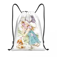 Custom Sarah Kay Children's Painter Drawstring Backpack Women Men Sport Gym Sackpack Foldable Artist Anime Shopping Bag Sack 1