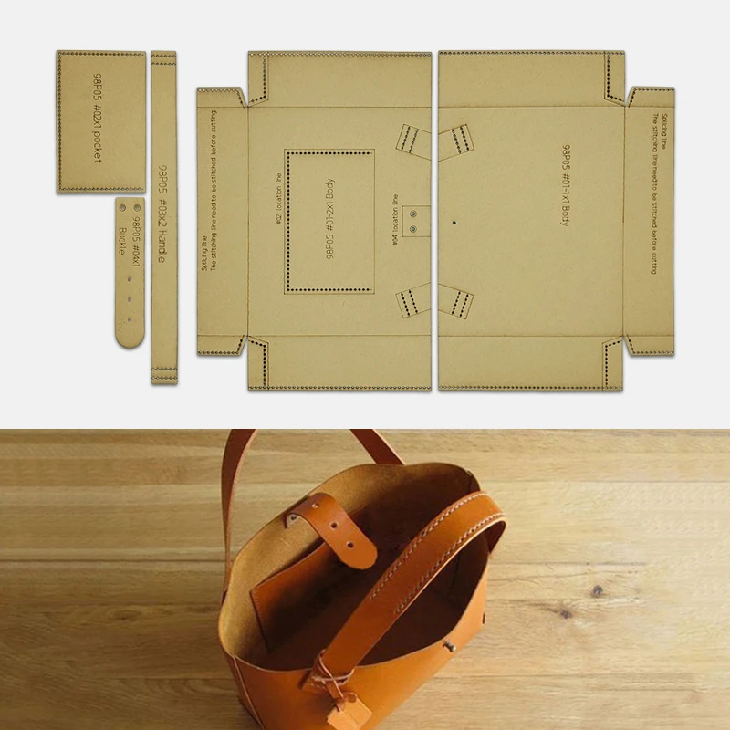 Handbag & Backpack Kraft Templates 4