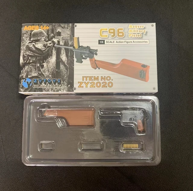 Zytoys zy2020 1/6兵士wwii mauserミリタリーピストルc96