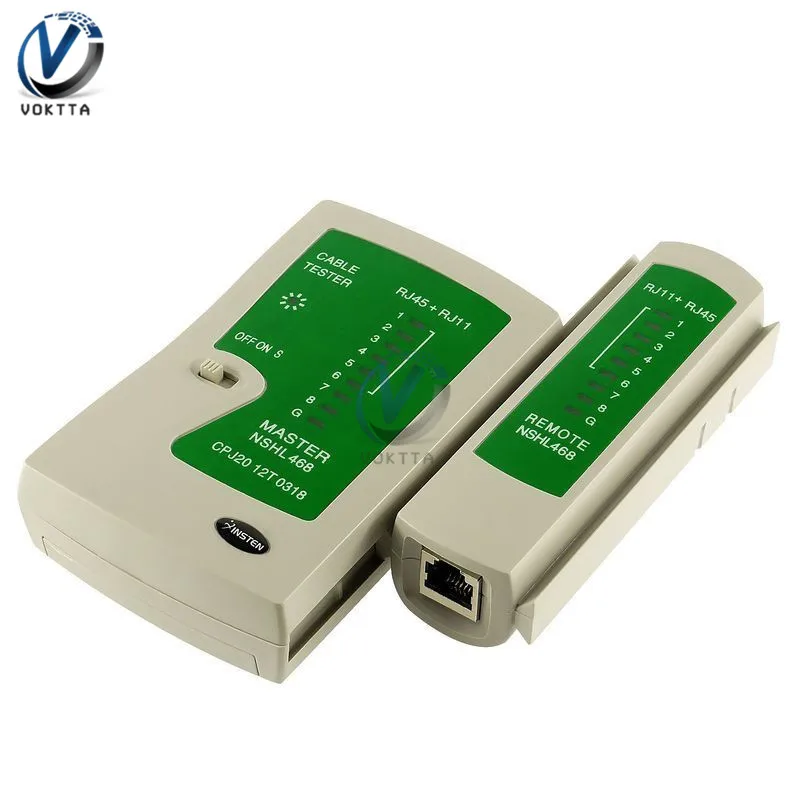 Network Tester Network Cable Tester LAN Cable RJ45 RJ11 RJ12 CAT5 Network Cable Tester Detector Tracker Remote Test Tool Kit 4
