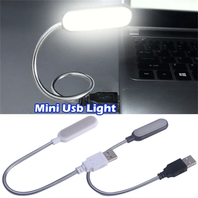 

Mini 4 LED Book Lamp Portable USB Reading Night Lamp White/Warm Color Table Desk Lamp For Laptop Power Bank Notebook PC Computer