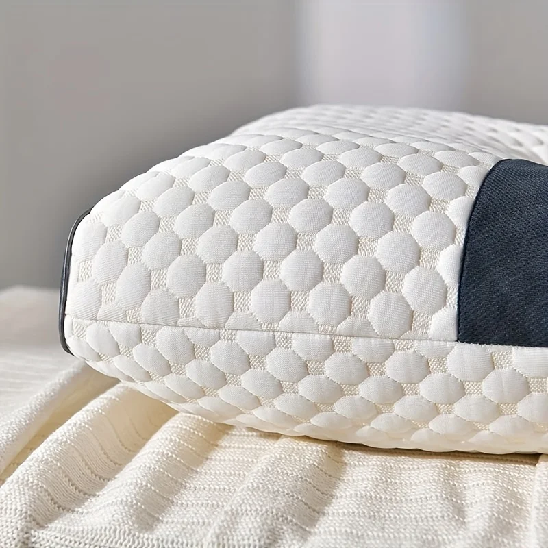 [Massage Neck Pillow] 2Pcs Soft Adjustable Ergonomic Knitted Massage Neck Pillow  Orthopedic Contour Support Pillow 6