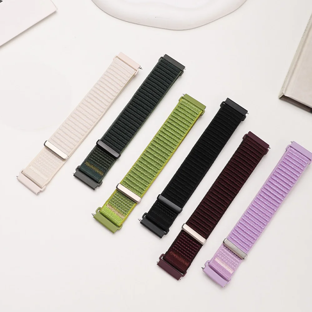 Nylon Loop Smartwatch Bracelet with Metal Buckle - Premium Strap Accessory