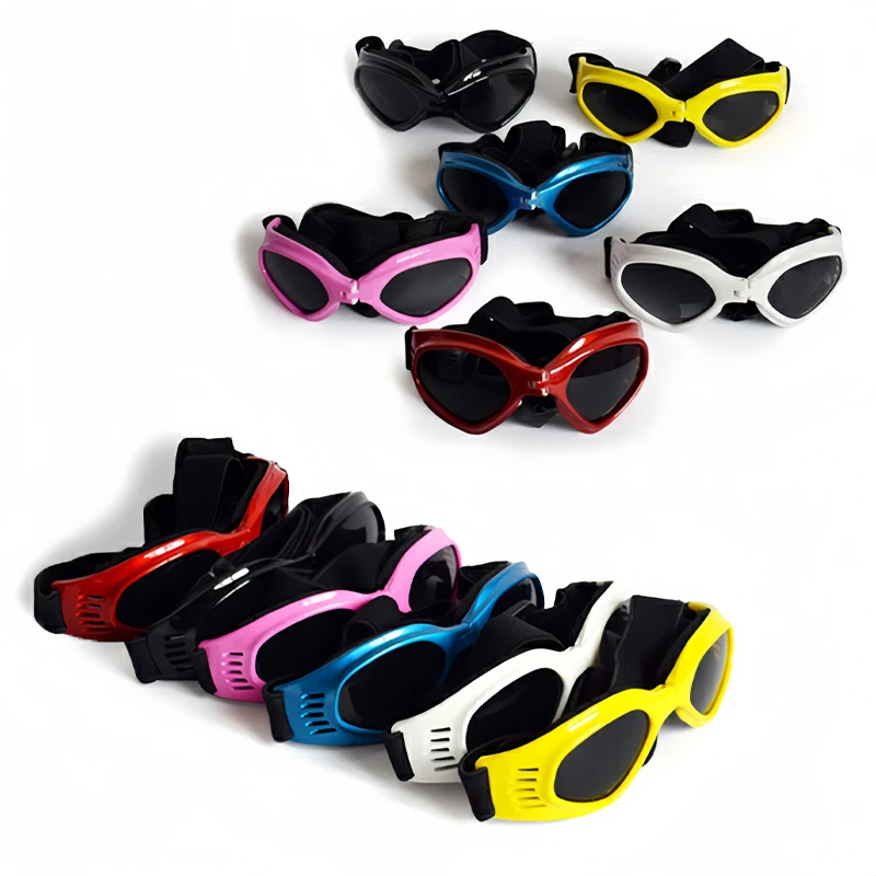 Gafas plegables para mascotas,  protector solar de verano a prueba de viento
