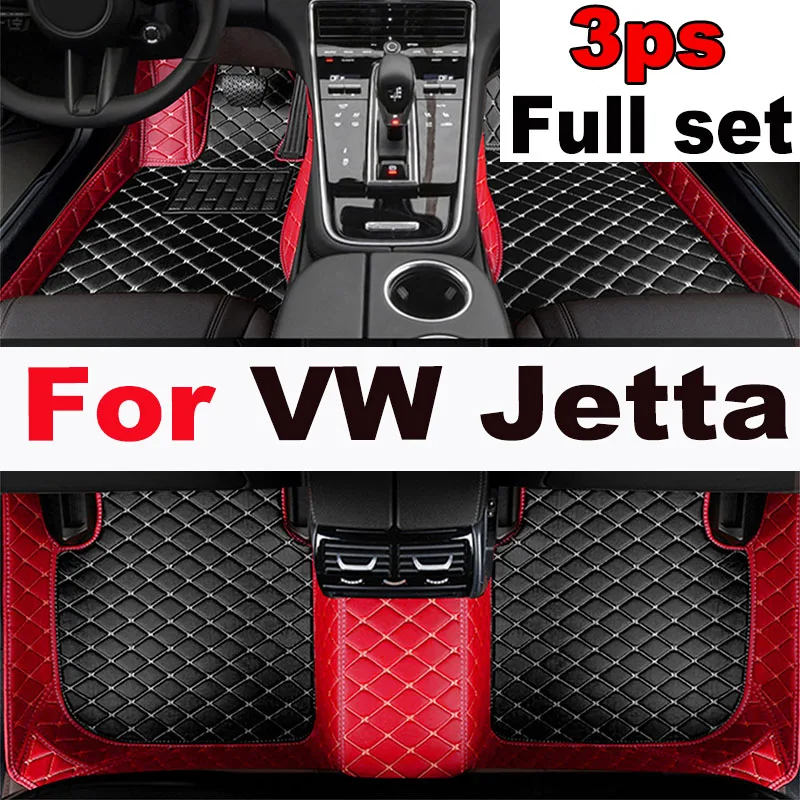 

Кожаные автомобильные коврики для VW Volkswagen Jetta Vento A7 2019 2020 2021 2022 2023 кожаные автомобильные матовые интерьерные детали автомобильные аксессуары
