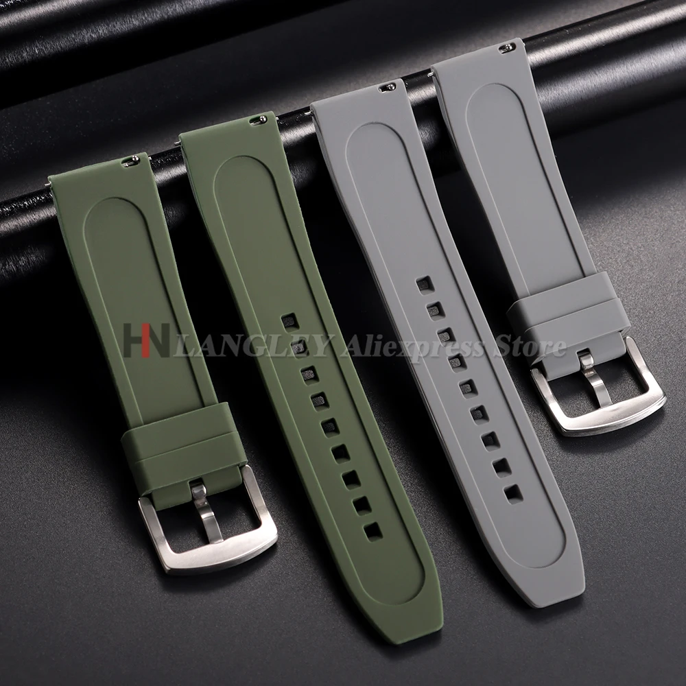 Universal Quick Release Waterproof Silicone Sport Watch Band
