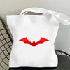 Batman-Man Women Canvas Shoulder Bag Female Tote Handbag Large Capacity Shopping Bags Fashion Girls Handbags Reusable Purse Gift 3