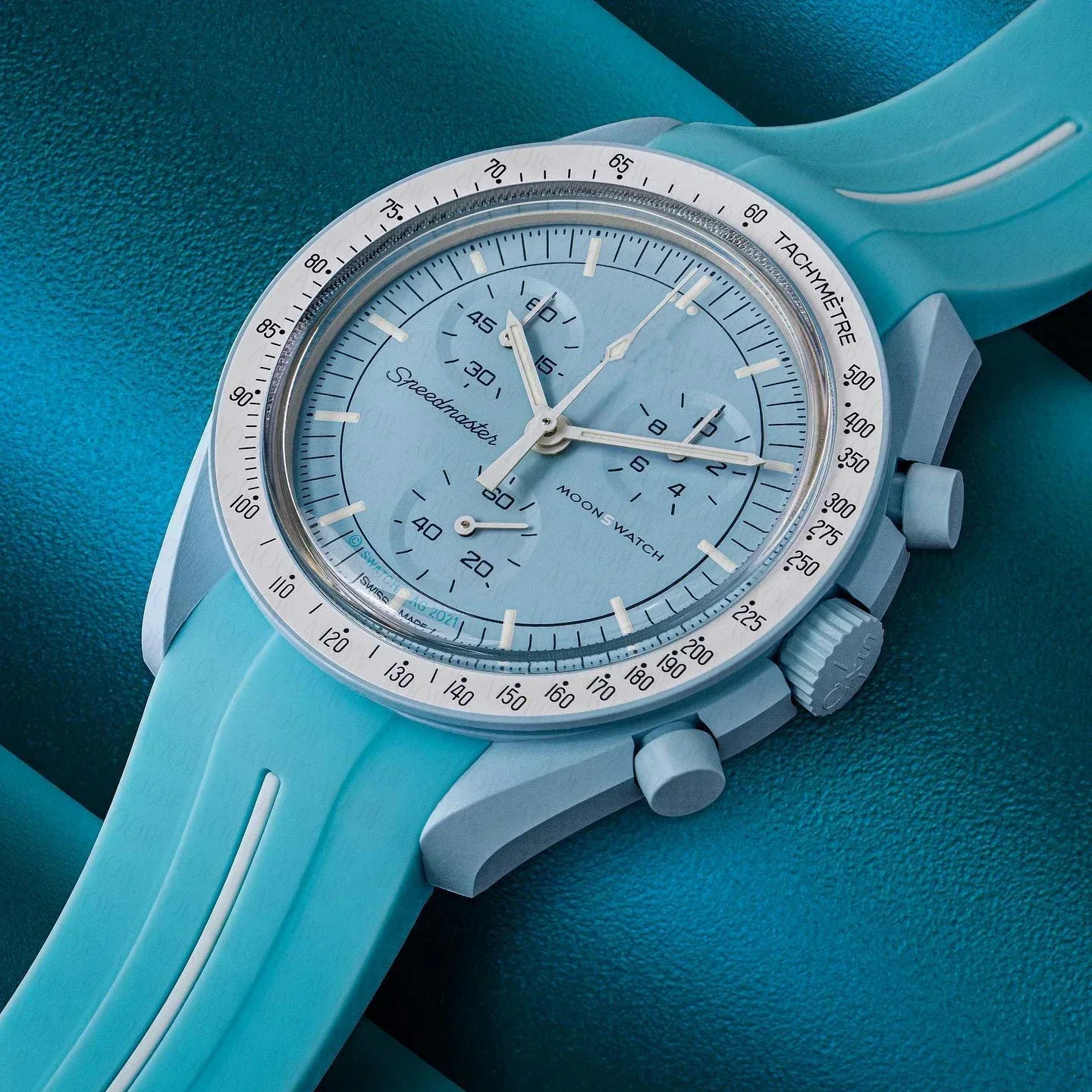 20 mm Silikonarmband für Omega X Swatch Joint MoonSwatch Gummiarmband mit gebogenem Ende für Herren und Damen, wasserdichtes Tauchsportuhrenarmband – Detail 4