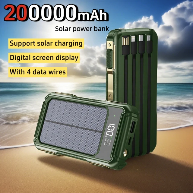 Solar Portable Power Bank 80000mAh 1