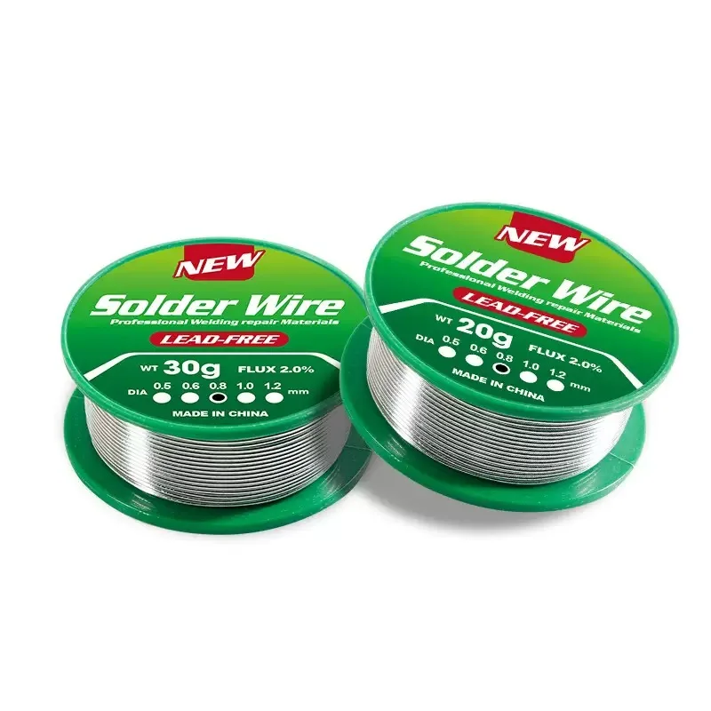 Low Melting Point Lead-free Solder Wire Coil 20g/30g sn99.3/cu0.7 High Purity Environmental Protection Flux for Maintenance soldering wire,soldering tin wire,welding wires