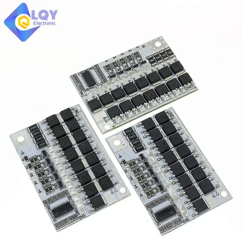 LQY 5S 4S 3S BMS 100A 21V 18V 16.8V 12V 18650 Li-ion LMO Ternary Lithium Battery Protection Circuit Board Balance Charging