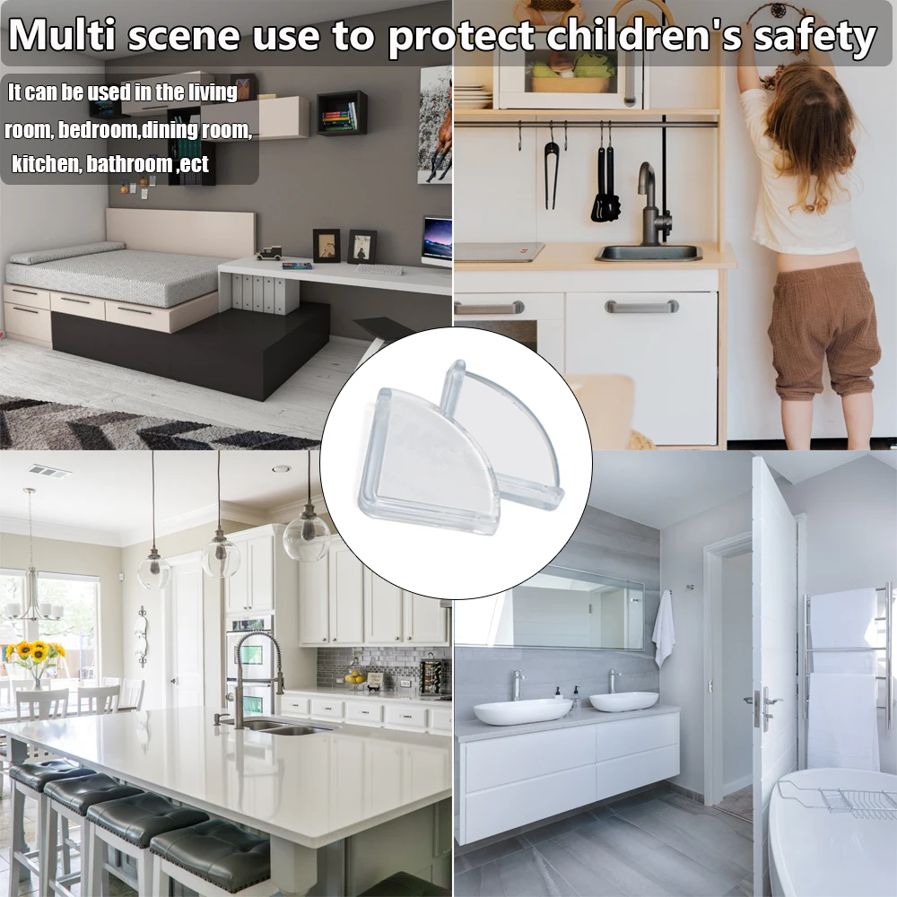 PVC Corner Guards Table Edge Protectors for Kids Safety