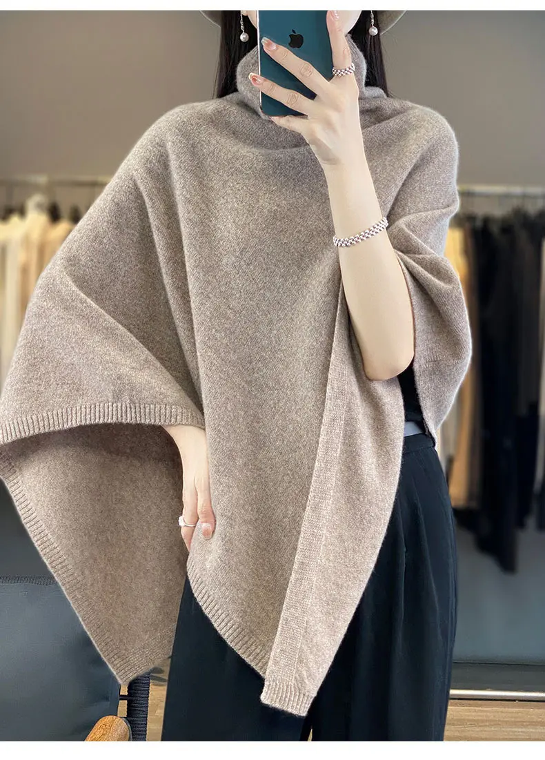 Elegant minimalist women's shawl
