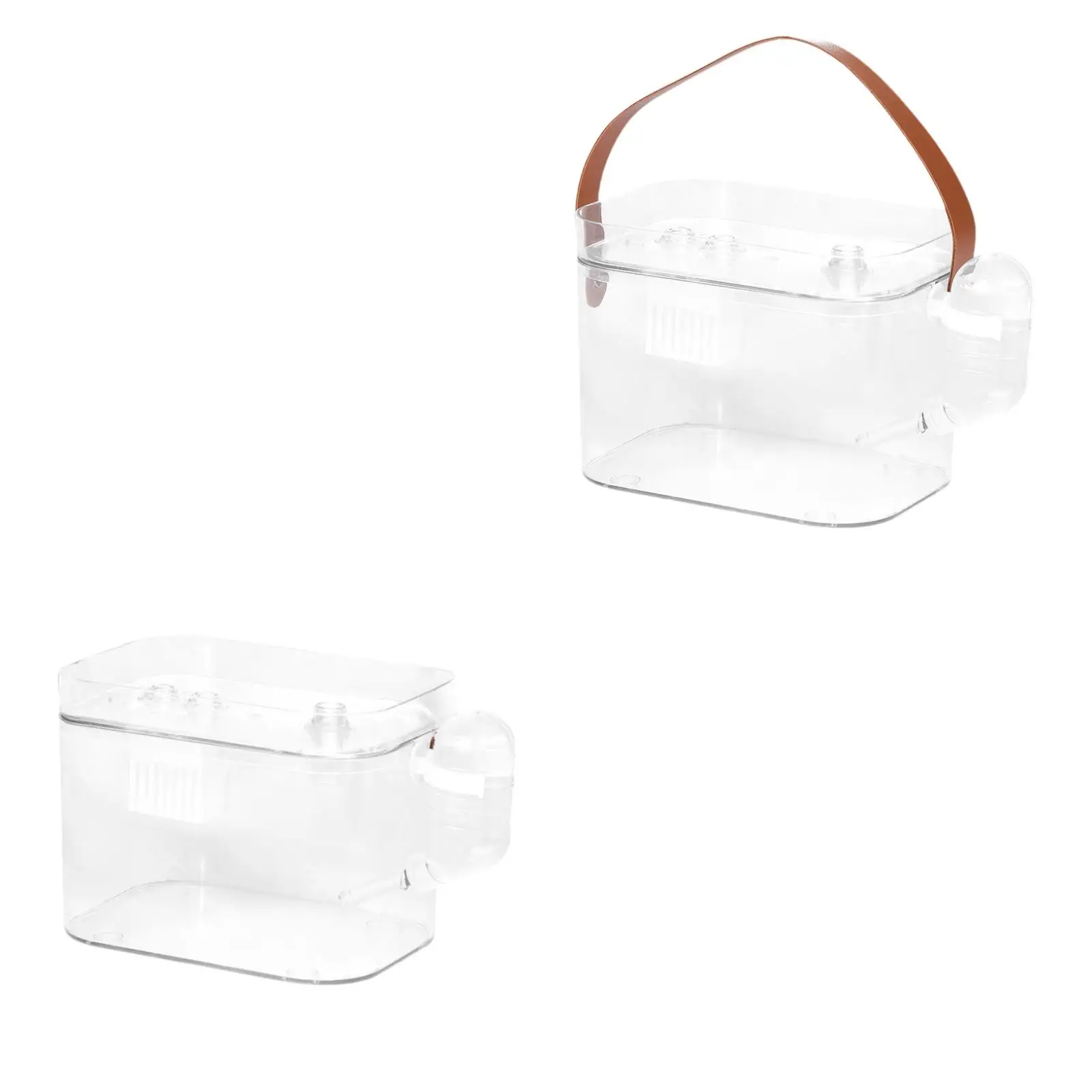 Portable Hamster Carrier for Small Pets Travel Case with Water Bottle for Mice And Gerbils