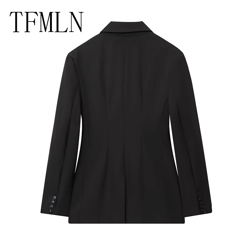 New Autumn Women Suit Jacket 2025 Long Sleeve Slim Minimalist Coat Casual Commuting Stylish Women's Coat