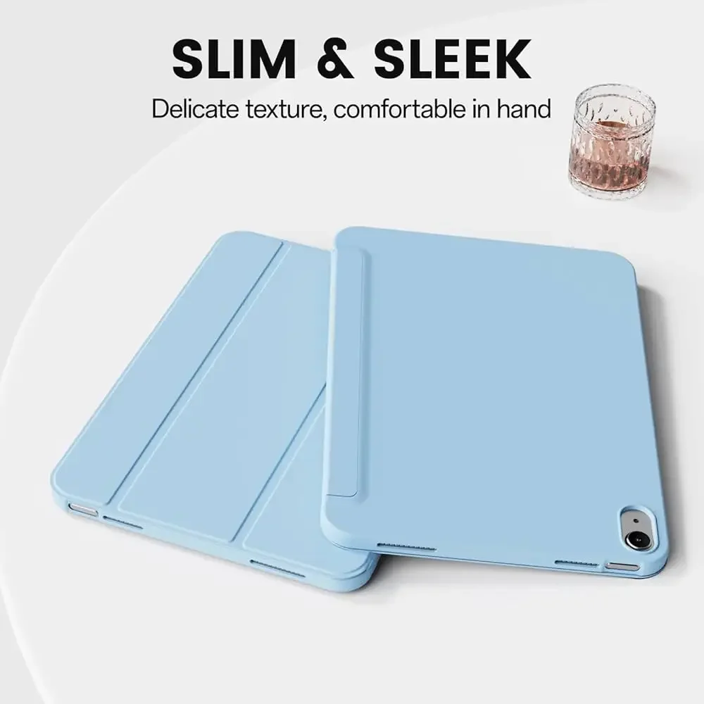 Slim Trifold Stand Cover with Auto Wake/Sleep Feature